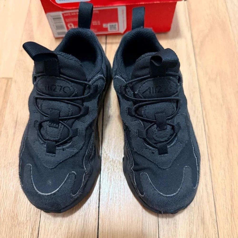 Nike Air Max 270 RT Black Toddler Sneakers Size 9c